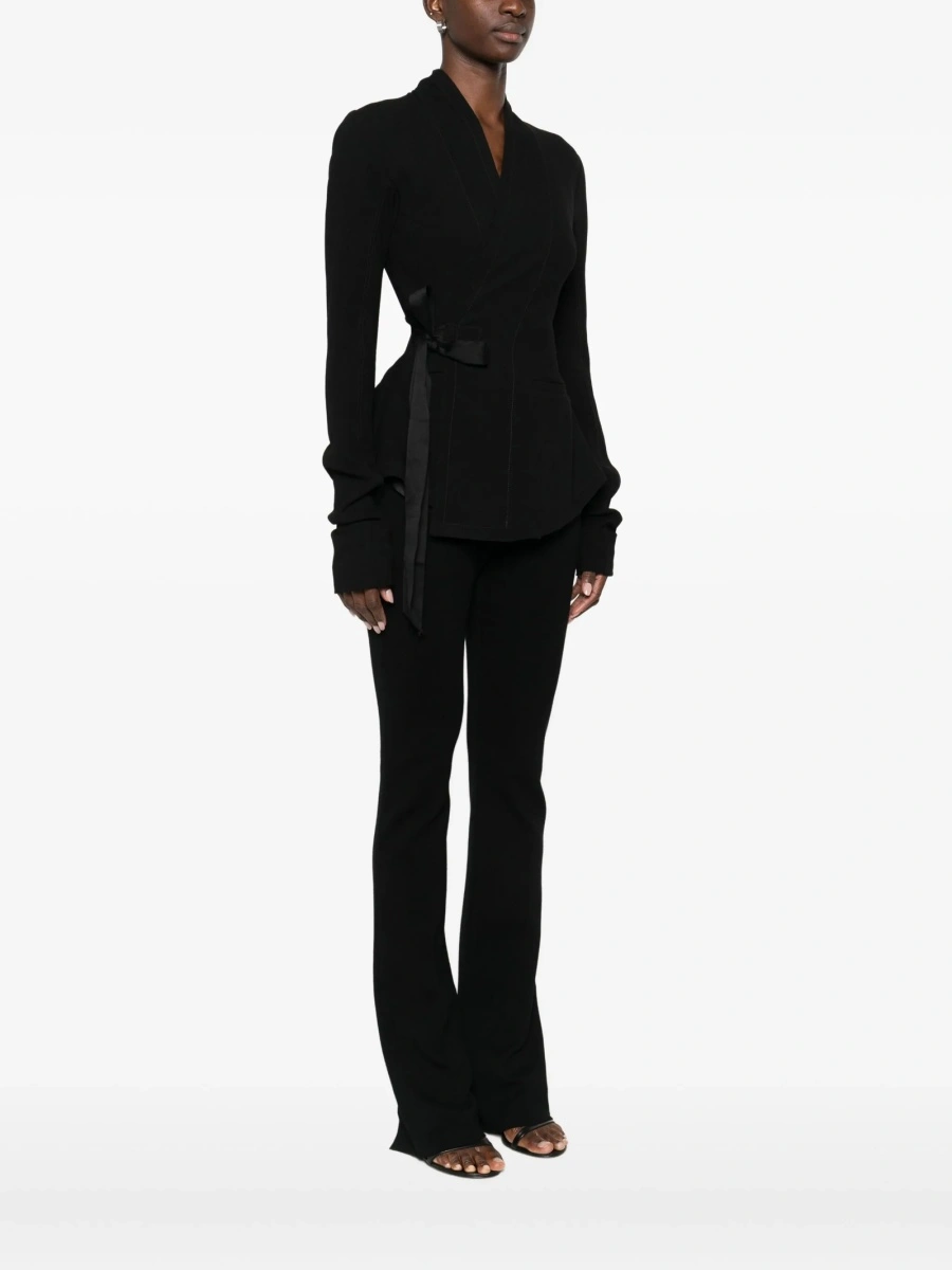 Jacheta Rick Owens neagra din lana - Img 3