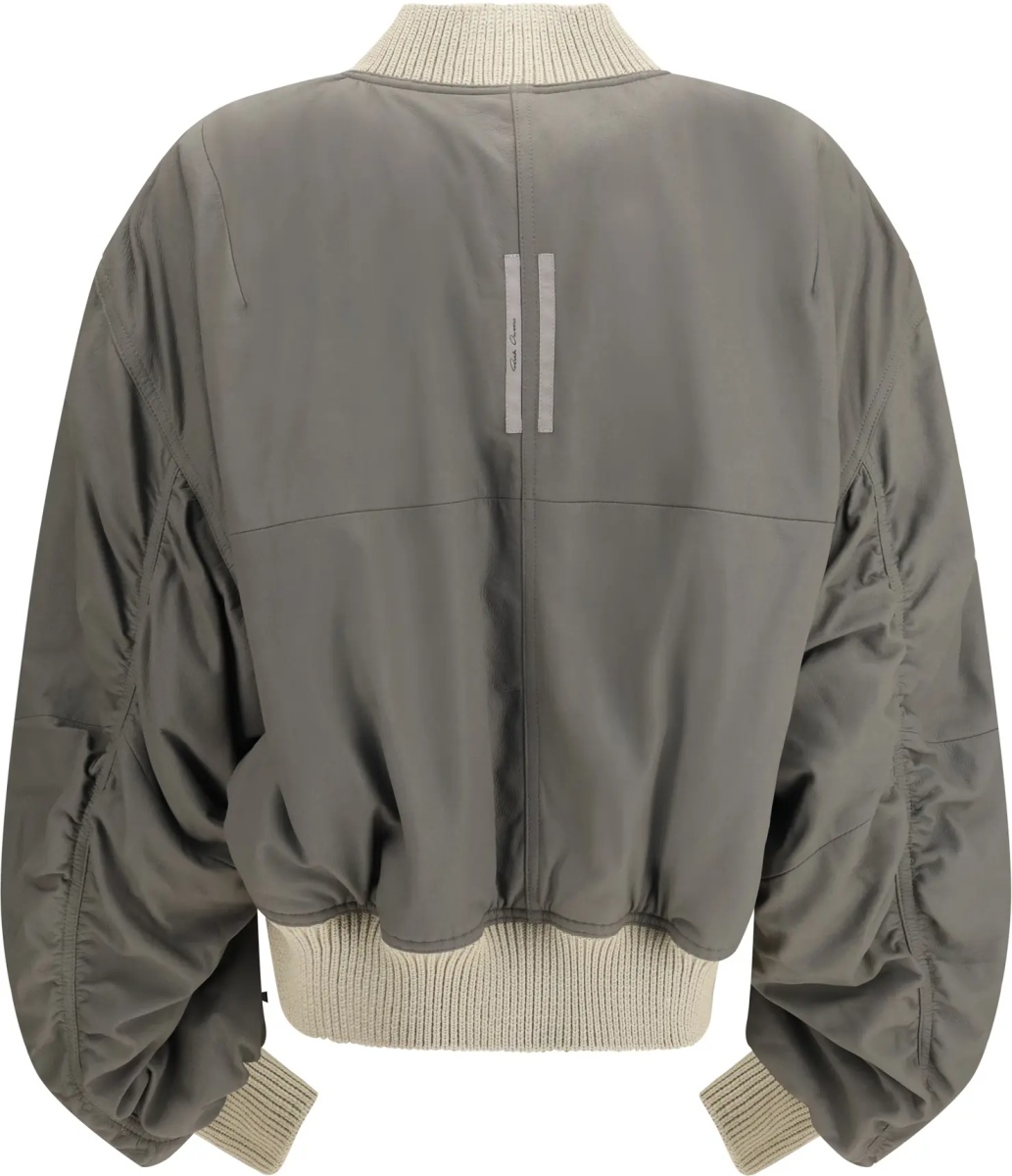 Jacheta Secchia Flight Bomber in lamb leather - Img 4
