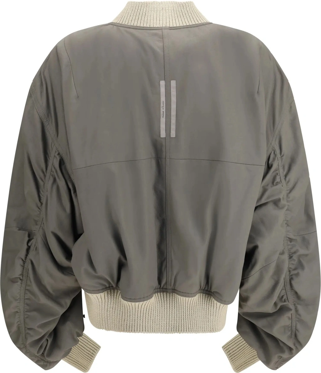 Jacheta Secchia Flight Bomber in lamb leather - Img 4