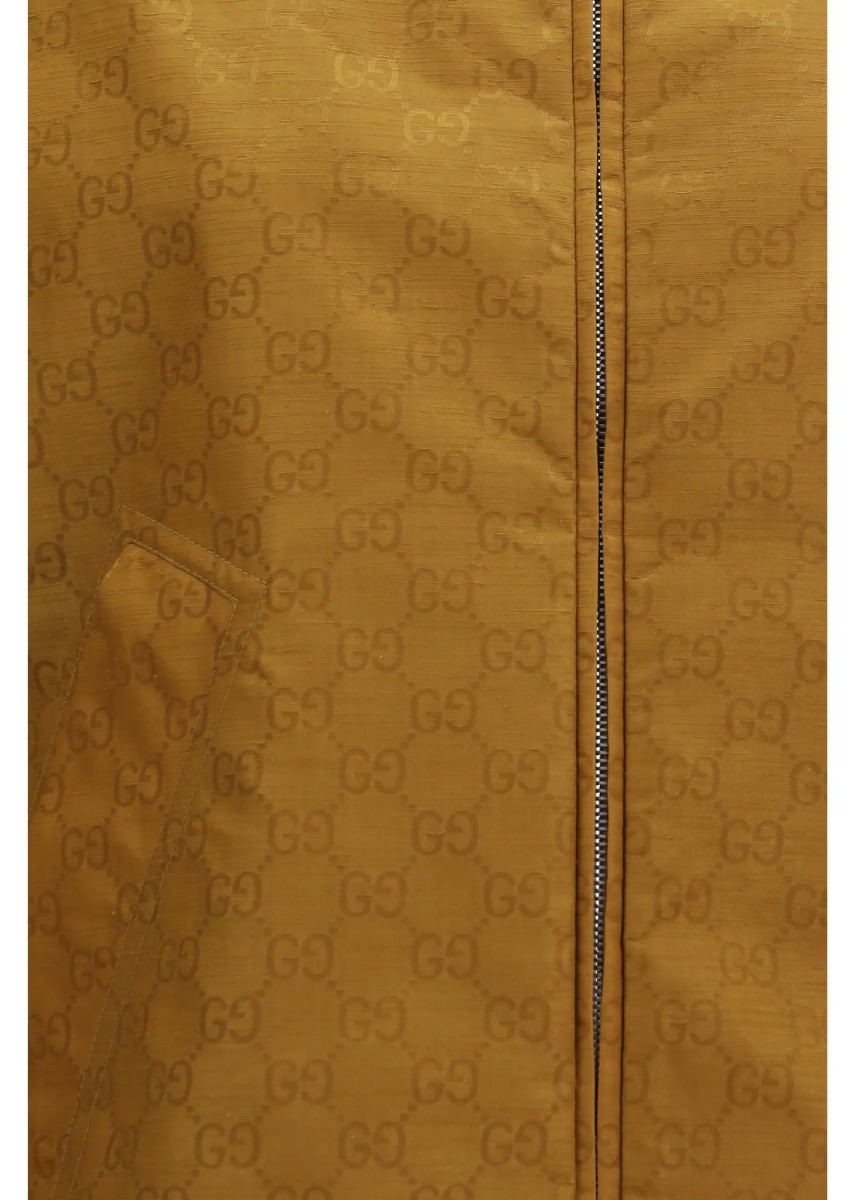 Jacheta Short technical jacquard Jacket with all-over GG motif - Img 3