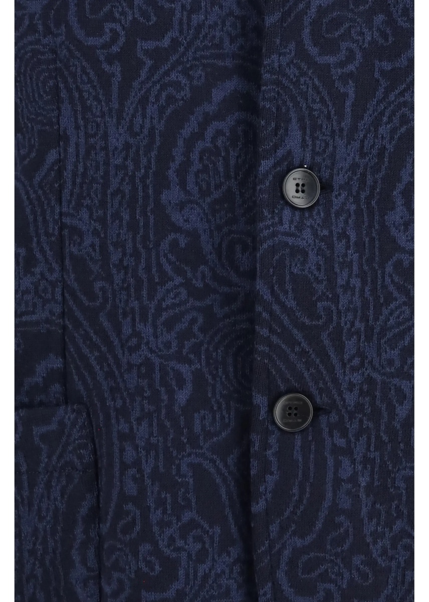 Jacheta Single-breasted Arnica Jacquard wool-blend Jacket - Img 3