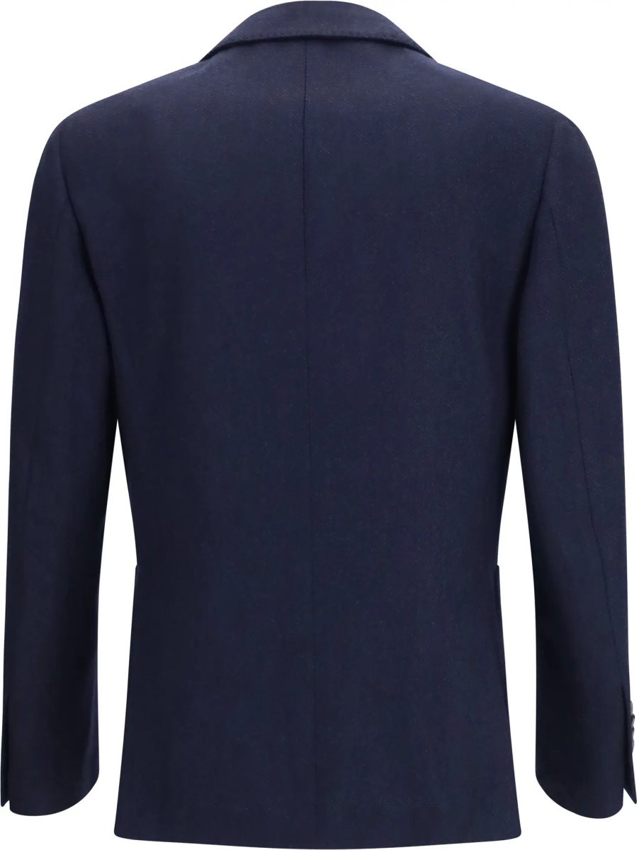 Jacheta Single-breasted wool and cashmere Jacket - Img 2