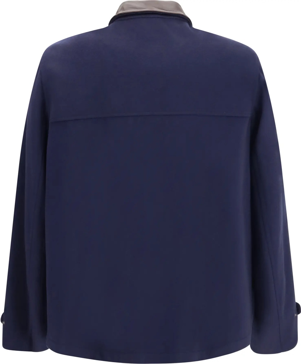 Jacheta Virgin wool Jacket withnappa inserts - Img 2