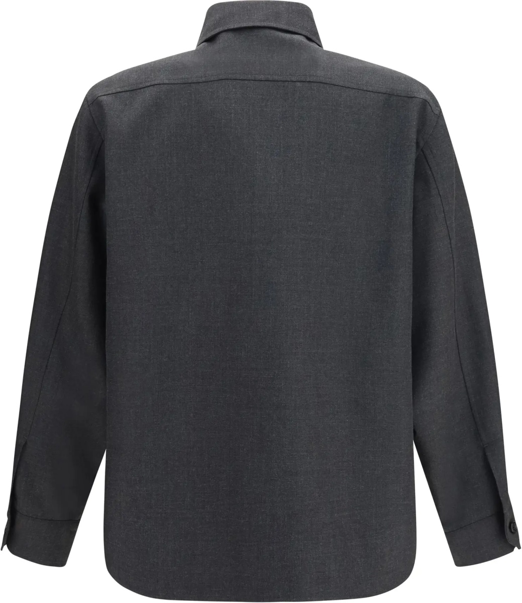 Jacheta VLogo wool blend Jacket - Img 2