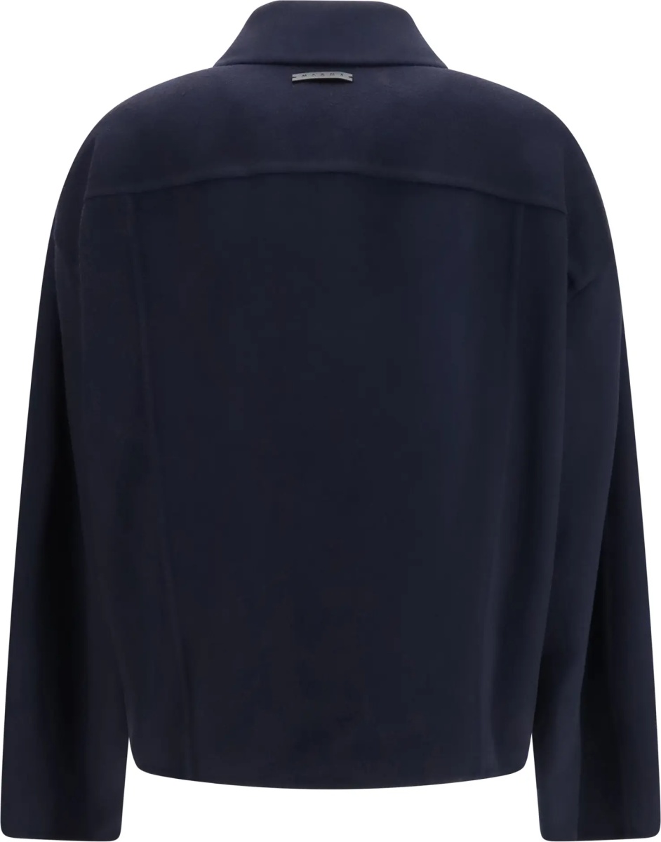 Jacheta Wool Jacket with logo embroidery - Img 2