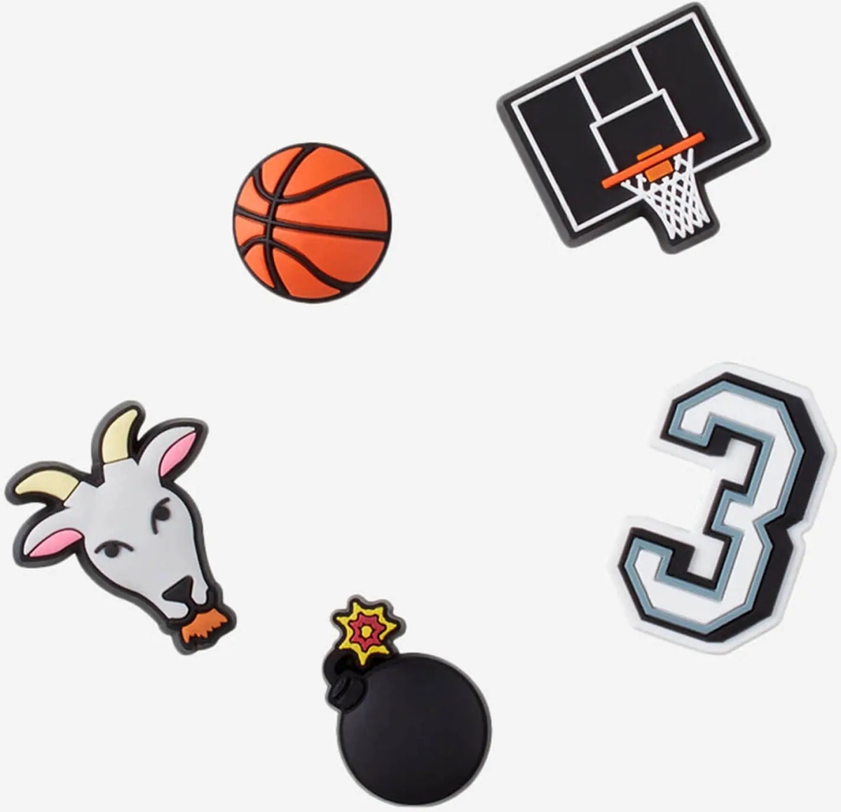 Jibbitz™ Basketball Star 5 Pack - Img 2