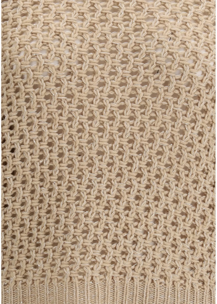 Jumper crafted from Platinum yarn with micro sequins - Img 3