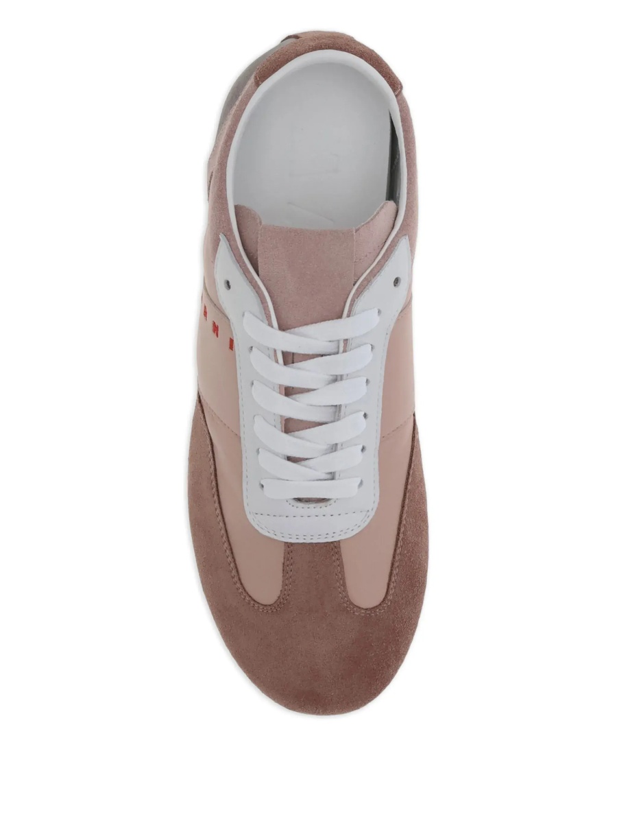 Leather sneaker with logo - Img 3
