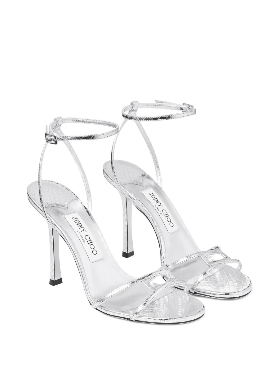 "Leo 100mm" heeled sandals - Img 2