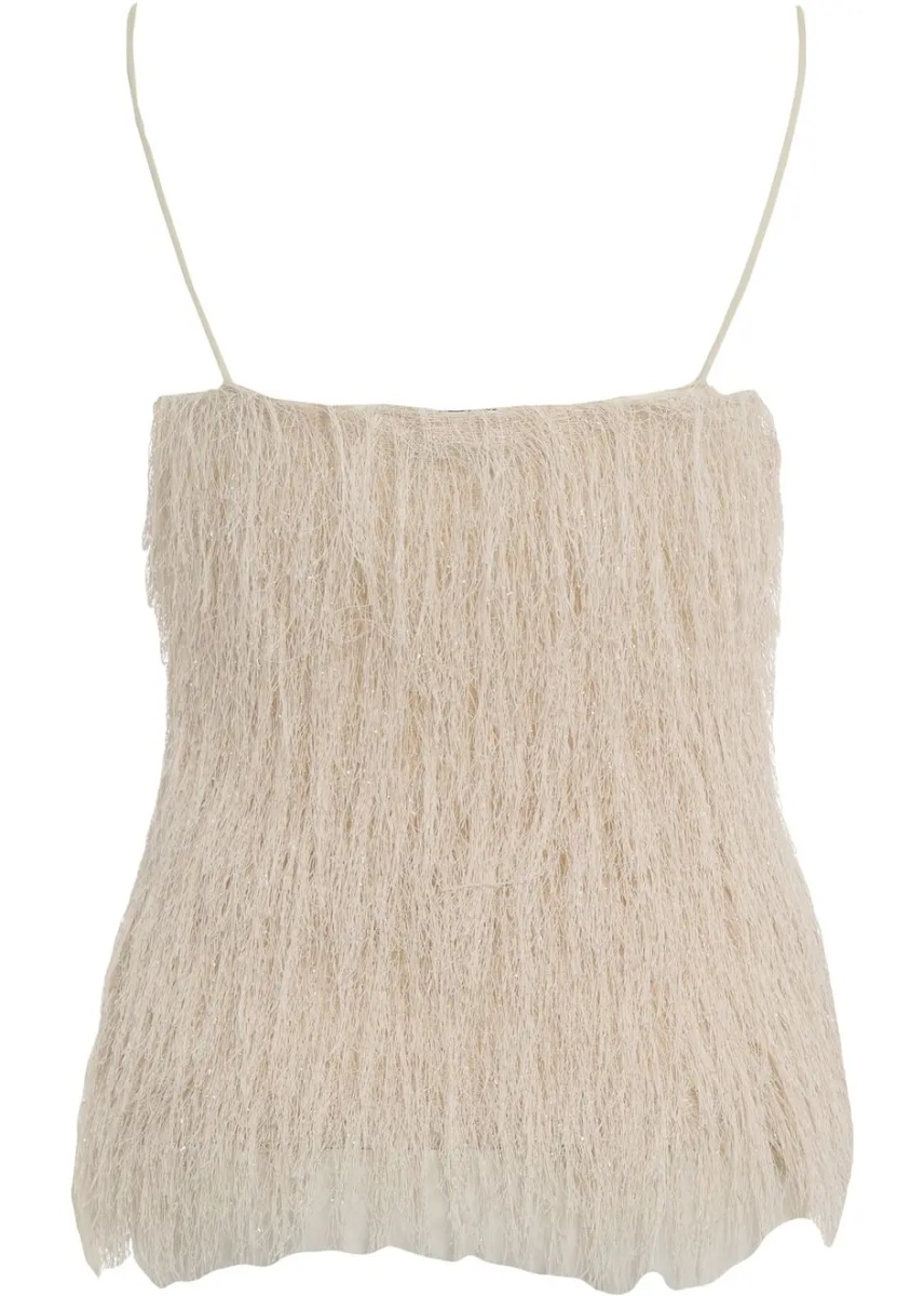Maiou Top with fringe details - Img 4