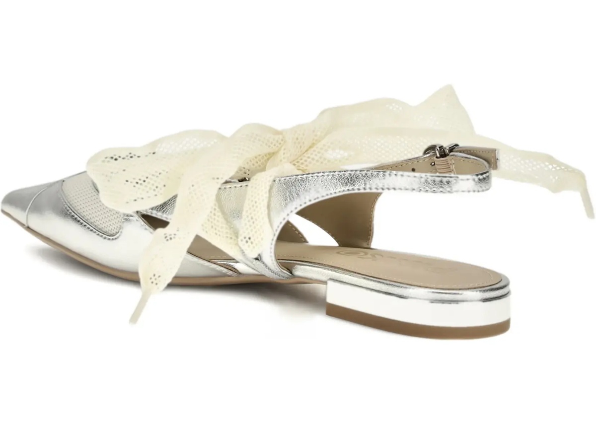 Metallic leather Gianira Ballerinas - Img 3