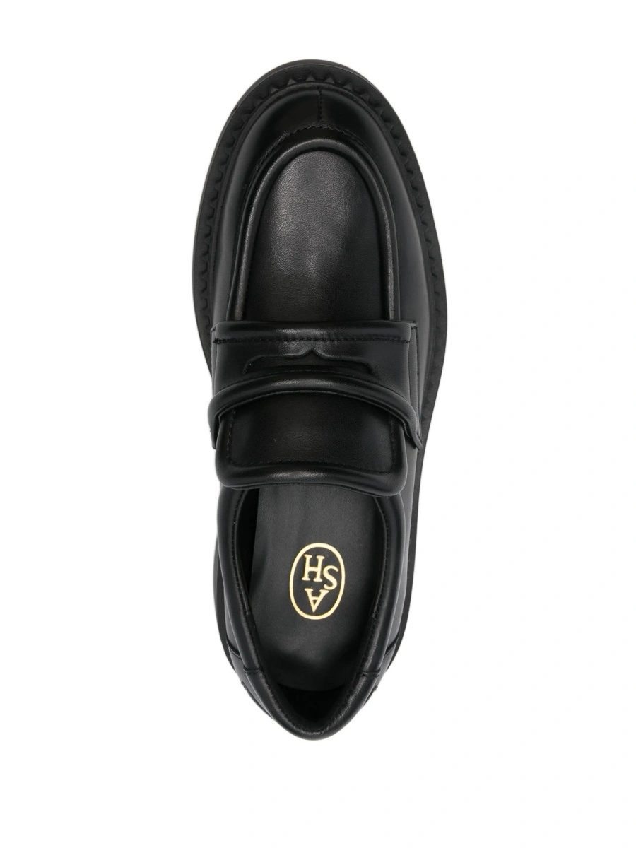 Mocasini ASH negri din piele - Img 4