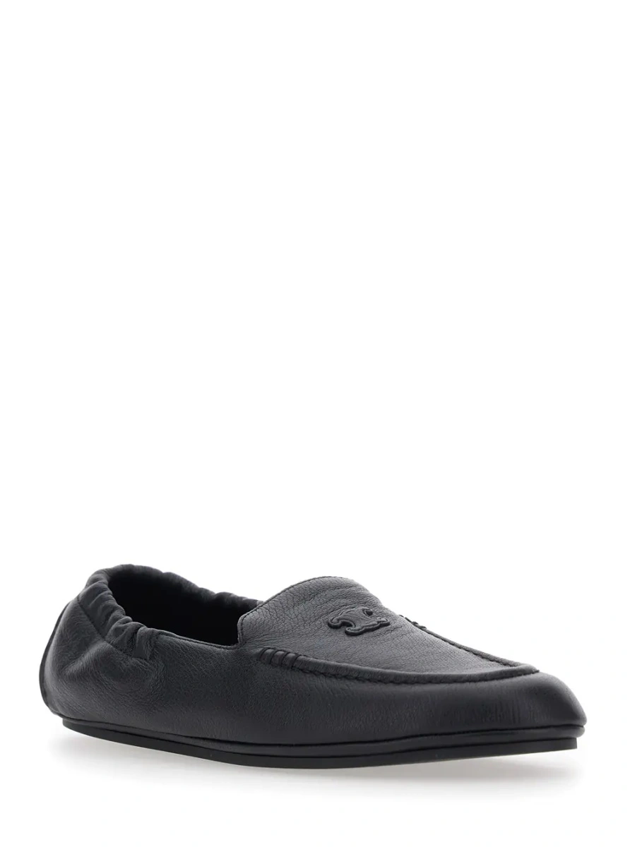 Mocasini Céline negri din piele - Img 2