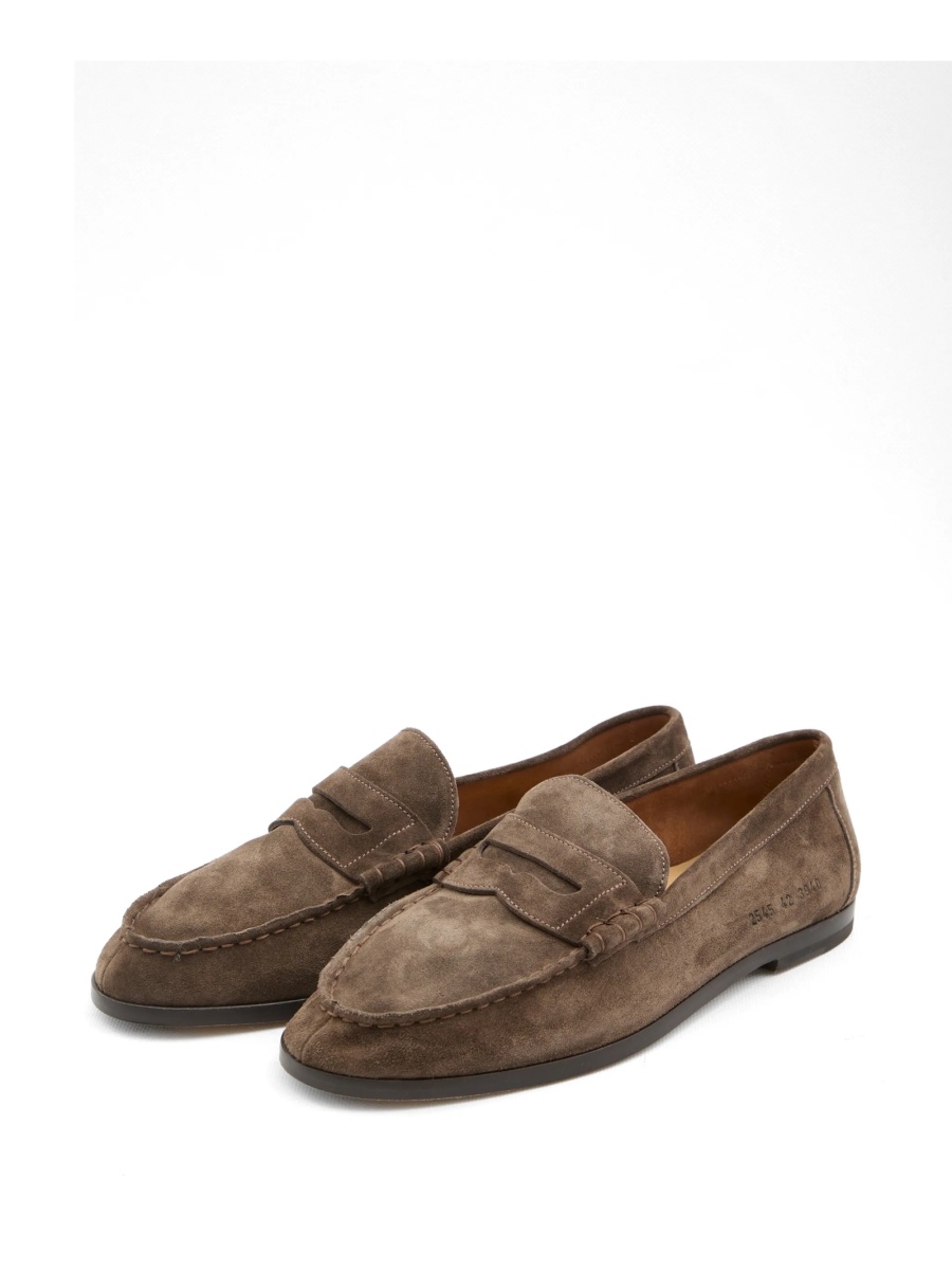 Mocasini Common Projects maro din piele intoarsa - Img 2