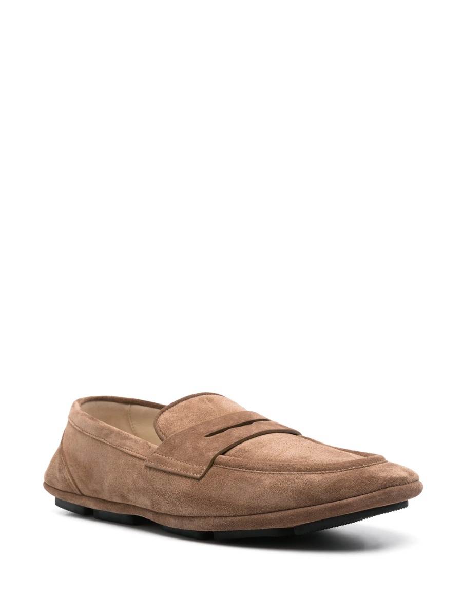 Mocasini Dolce &amp; Gabbana maro din piele intoarsa - Img 2