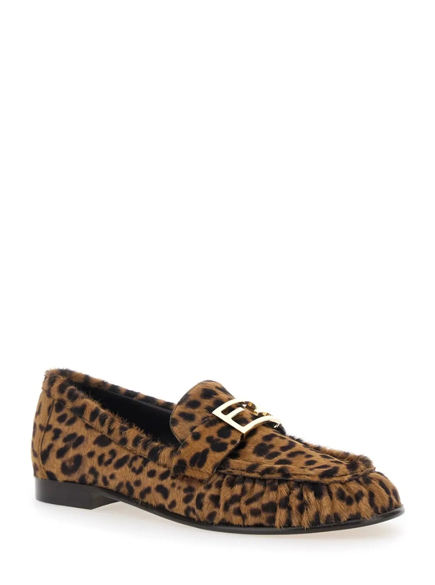 Mocasini Fendi maro din piele - Img 2
