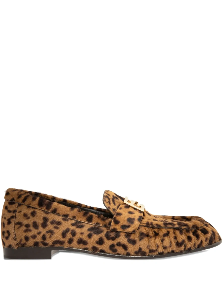 Mocasini Fendi maro din piele - Img 8
