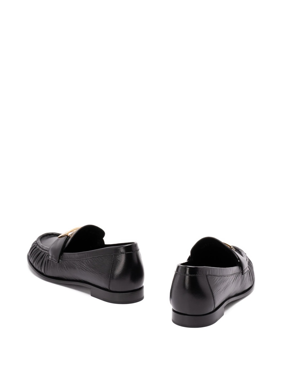 Mocasini Fendi negri din piele - Img 2