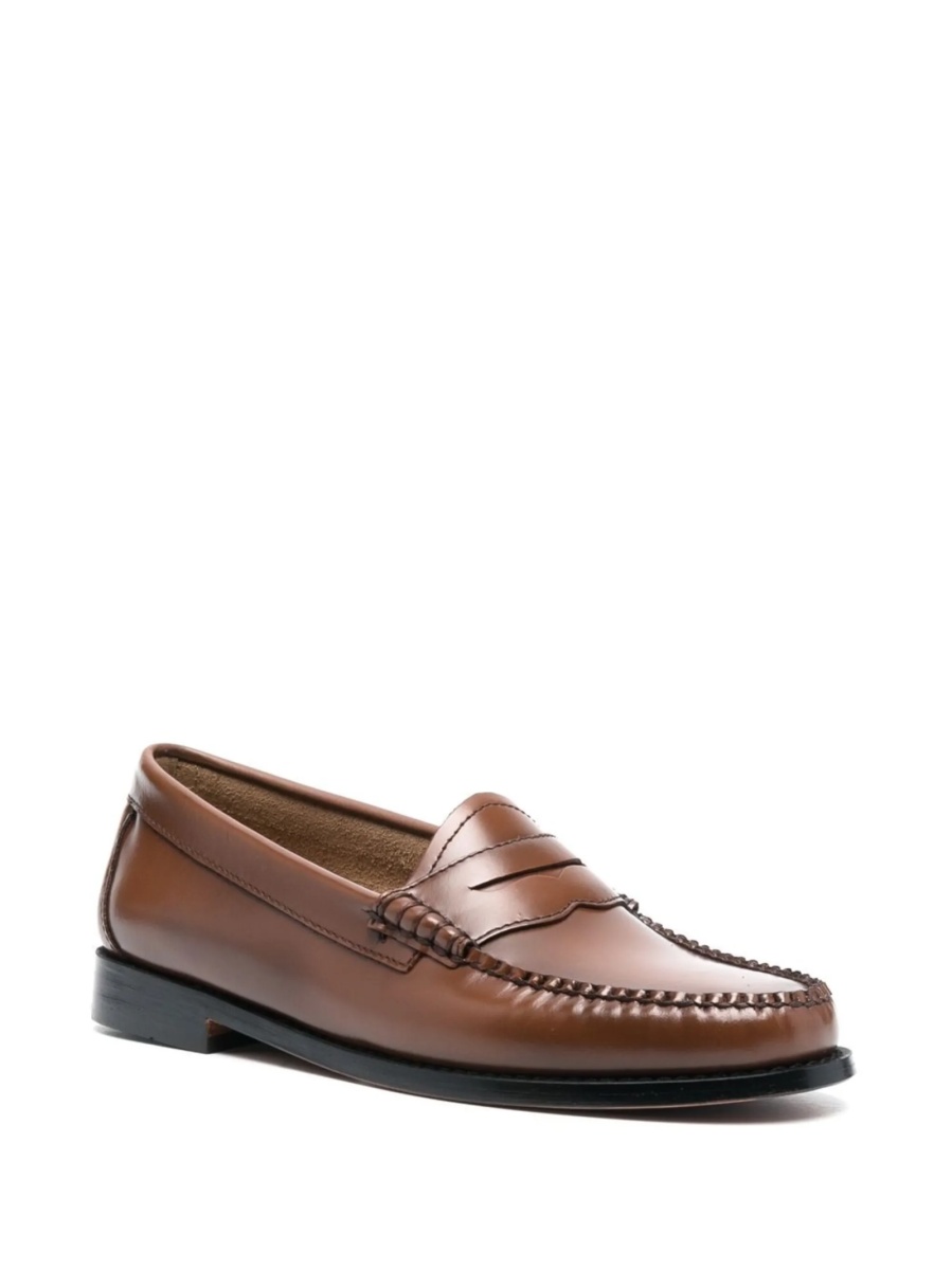 Mocasini G.H. BASS maro din piele - Img 2