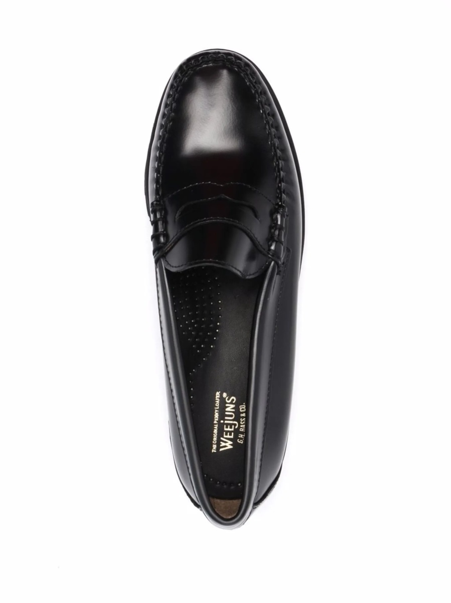 Mocasini G.H. BASS negri din piele - Img 4