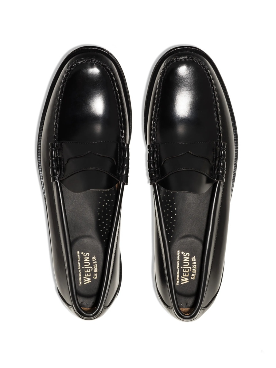 Mocasini G.H. BASS negri din piele - Img 4