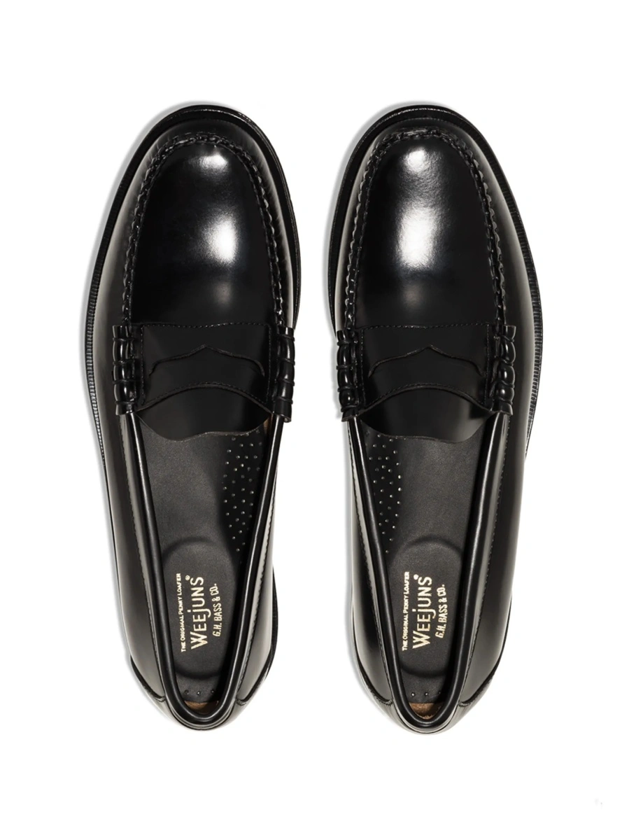 Mocasini G.H. BASS negri din piele - Img 4