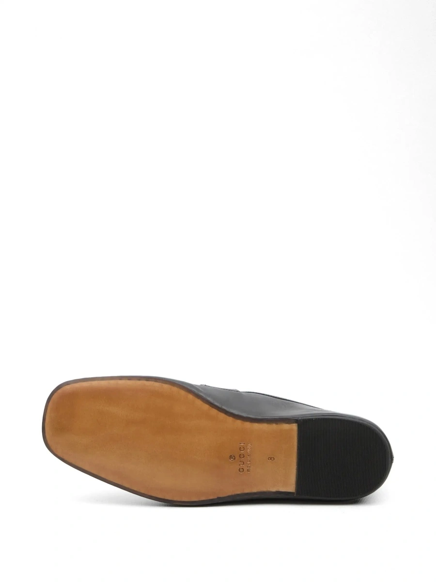 Mocasini Gucci negri din piele 'Edgar' - Img 7