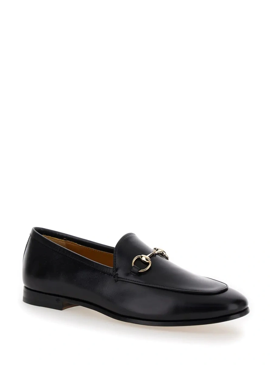 Mocasini Gucci negri din piele 'Jordaan' - Img 2