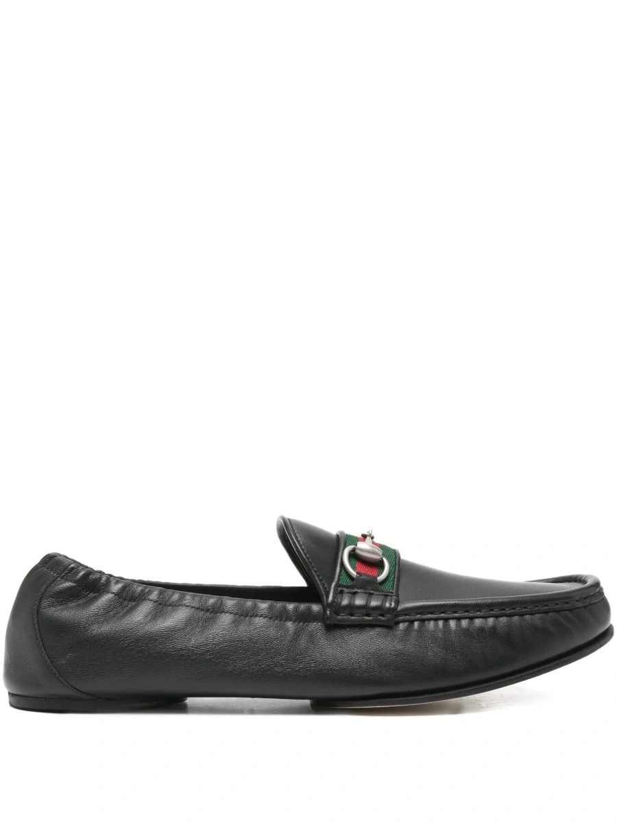 Mocasini Gucci negri din piele - Img 8