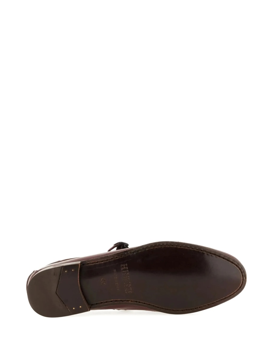 Mocasini HEREU rosii din piele - Img 5
