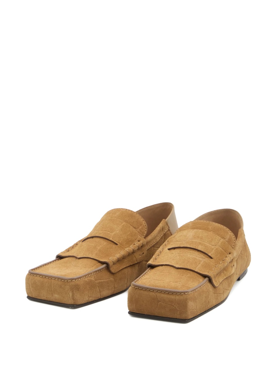 Mocasini JACQUEMUS maro din piele intoarsa - Img 2
