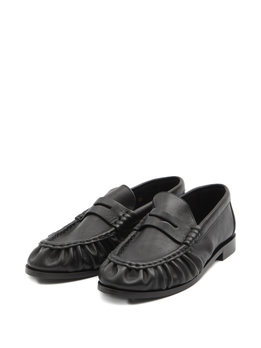 Mocasini Saint Laurent negri din piele - Img 2