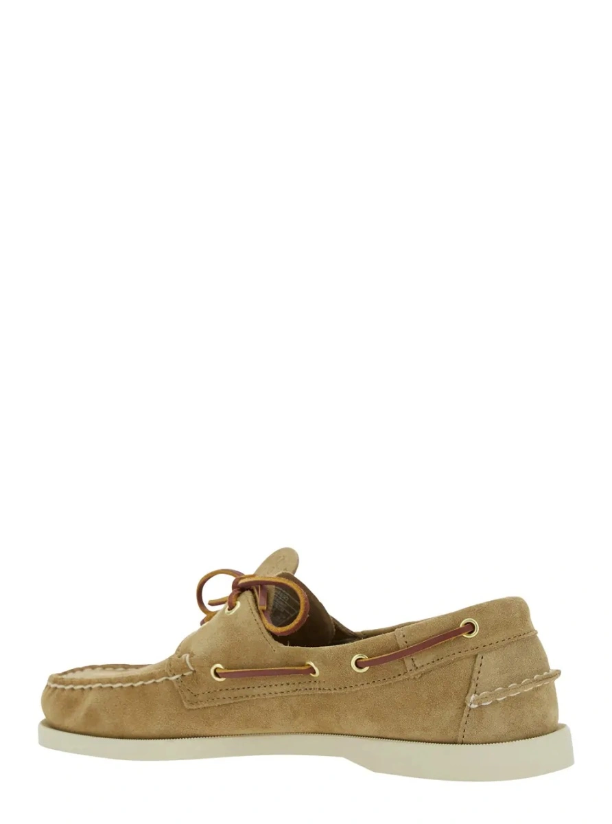 Mocasini Sebago bej din piele - Img 3