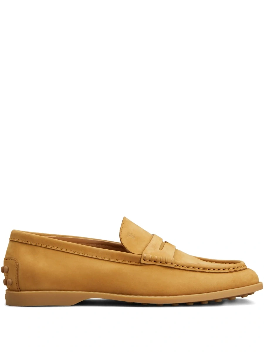 Mocasini TOD'S bej din piele intoarsa - Img 9