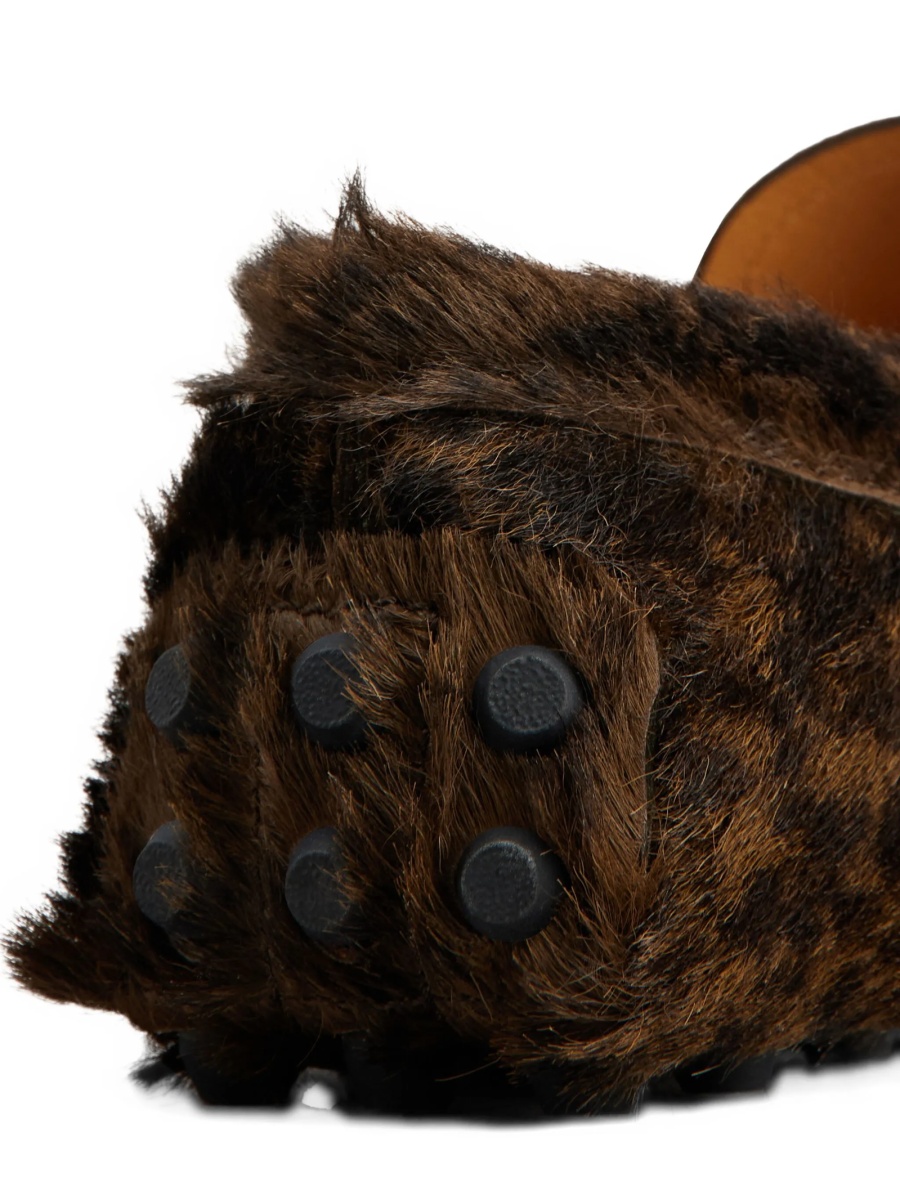 Mocasini TOD'S maro din material textil si cauciuc - Img 5