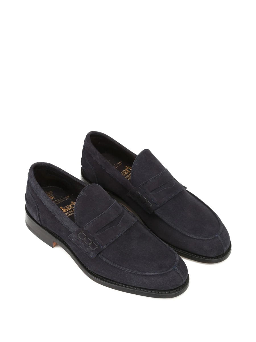Mocasini TRICKER'S albastri din piele intoarsa - Img 2