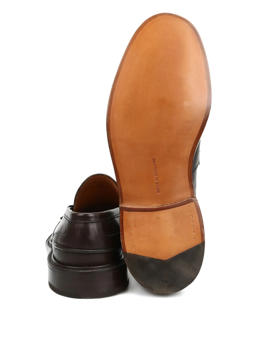 Mocasini TRICKER'S maro din piele - Img 3