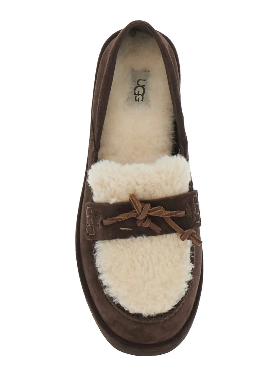 Mocasini UGG maro din piele intoarsa 'Zora' - Img 4