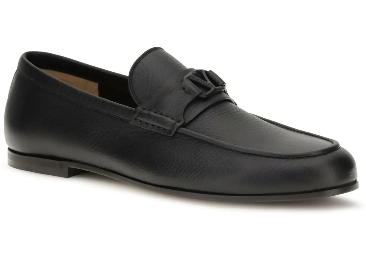 Mocasini VLogo Signature Loafers in deer leather - Img 2