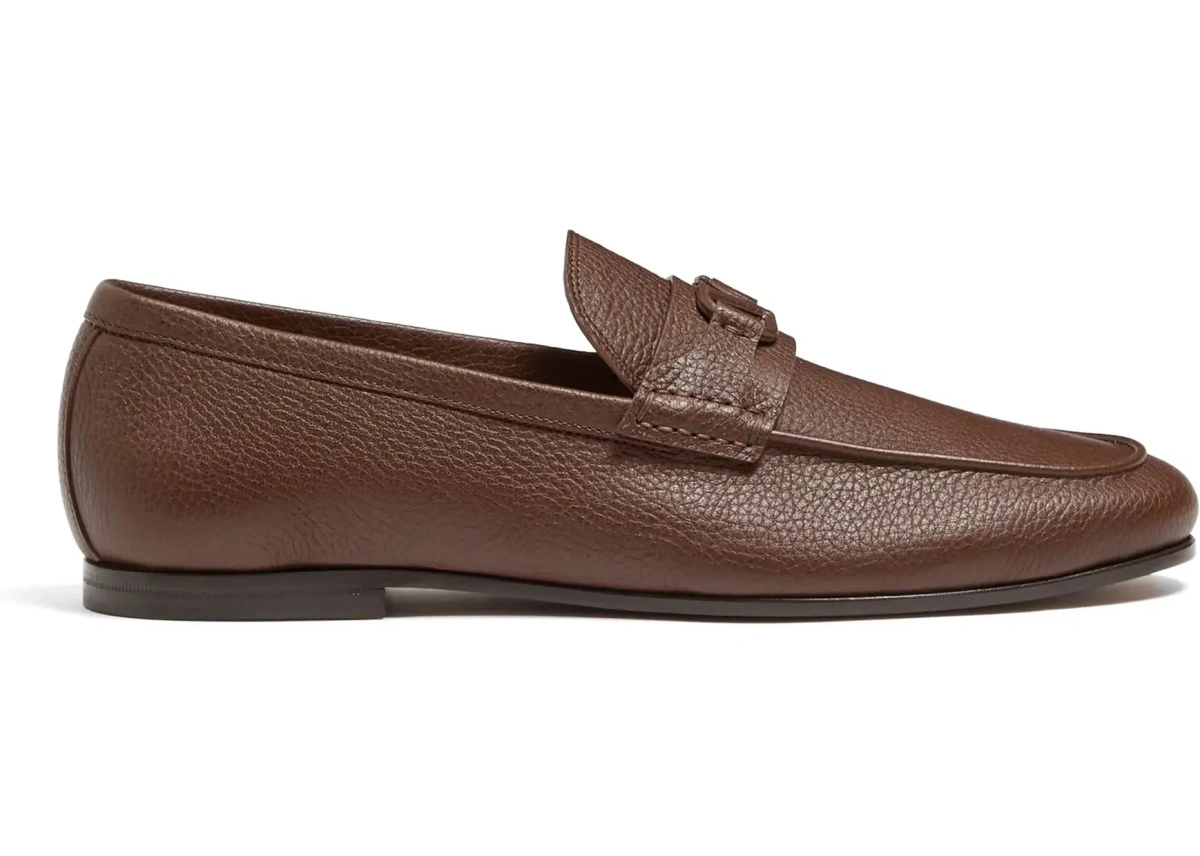 Mocasini VLogo Signature Loafers in deer leather - Img 9