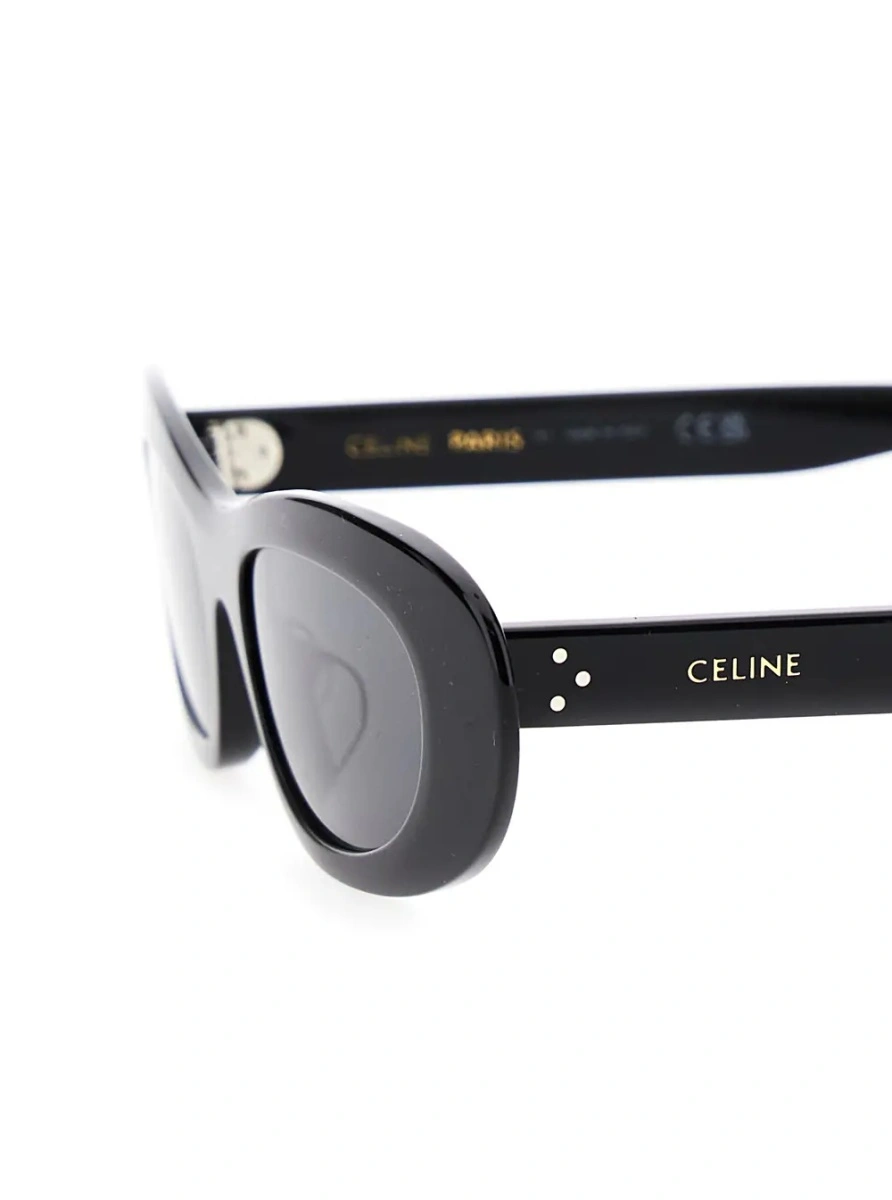 Ochelari de soare Céline negri din acetat - Img 3