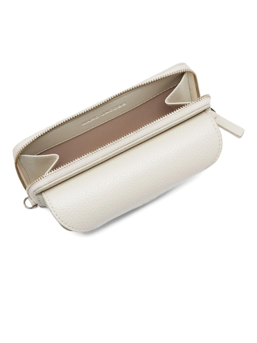 Ochelari de soare Marc Jacobs albi din piele - Img 4