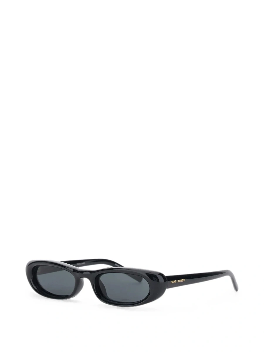 Ochelari de soare Saint Laurent negri din acetat '557' - Img 8