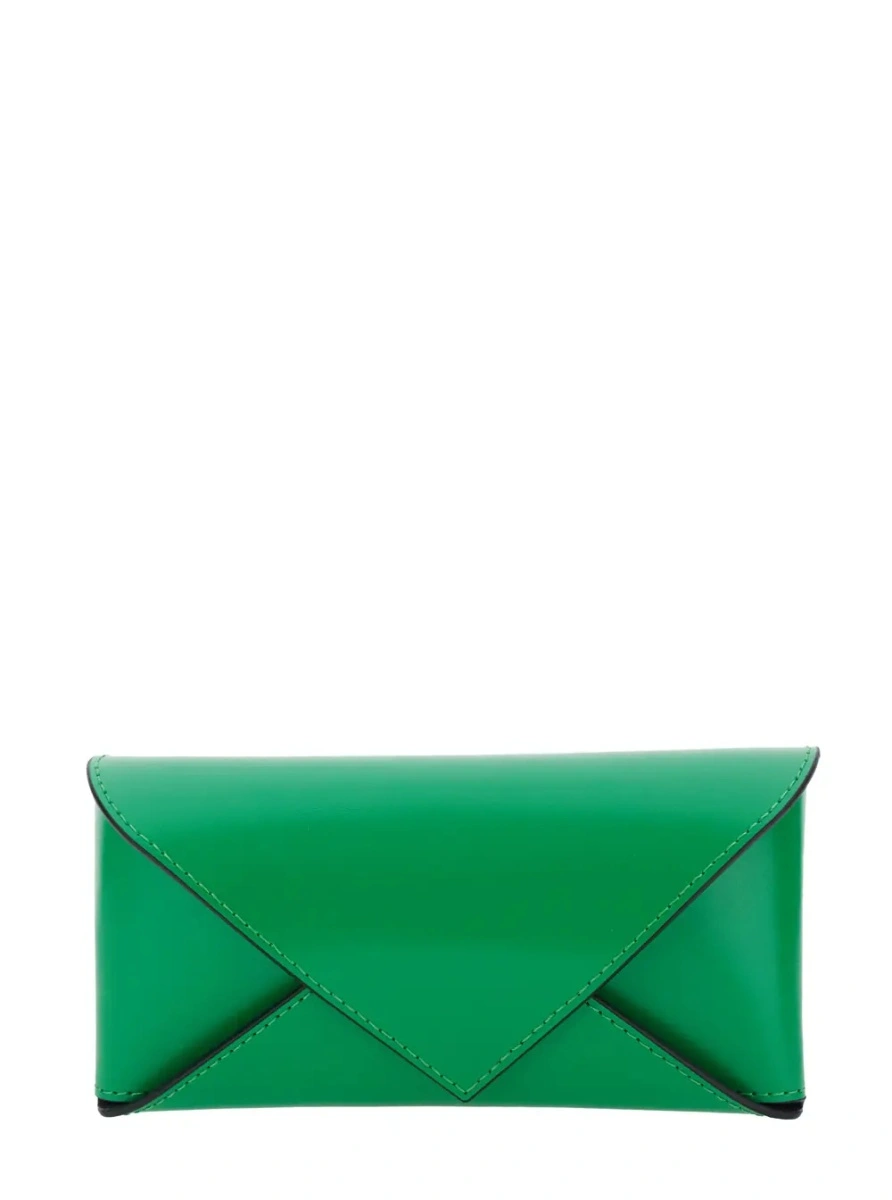 Ochelari Green Sunglasses with Cat-Eye Design and Knot Detail on the Temples in Metal Woman - Img 4