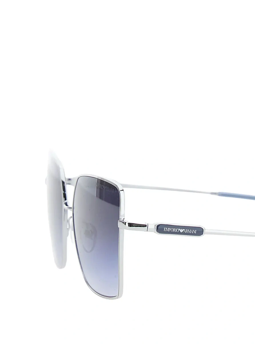 Ochelari Metallic Square-lens sunglasses with logo plate on the temple in metal for women - Img 3