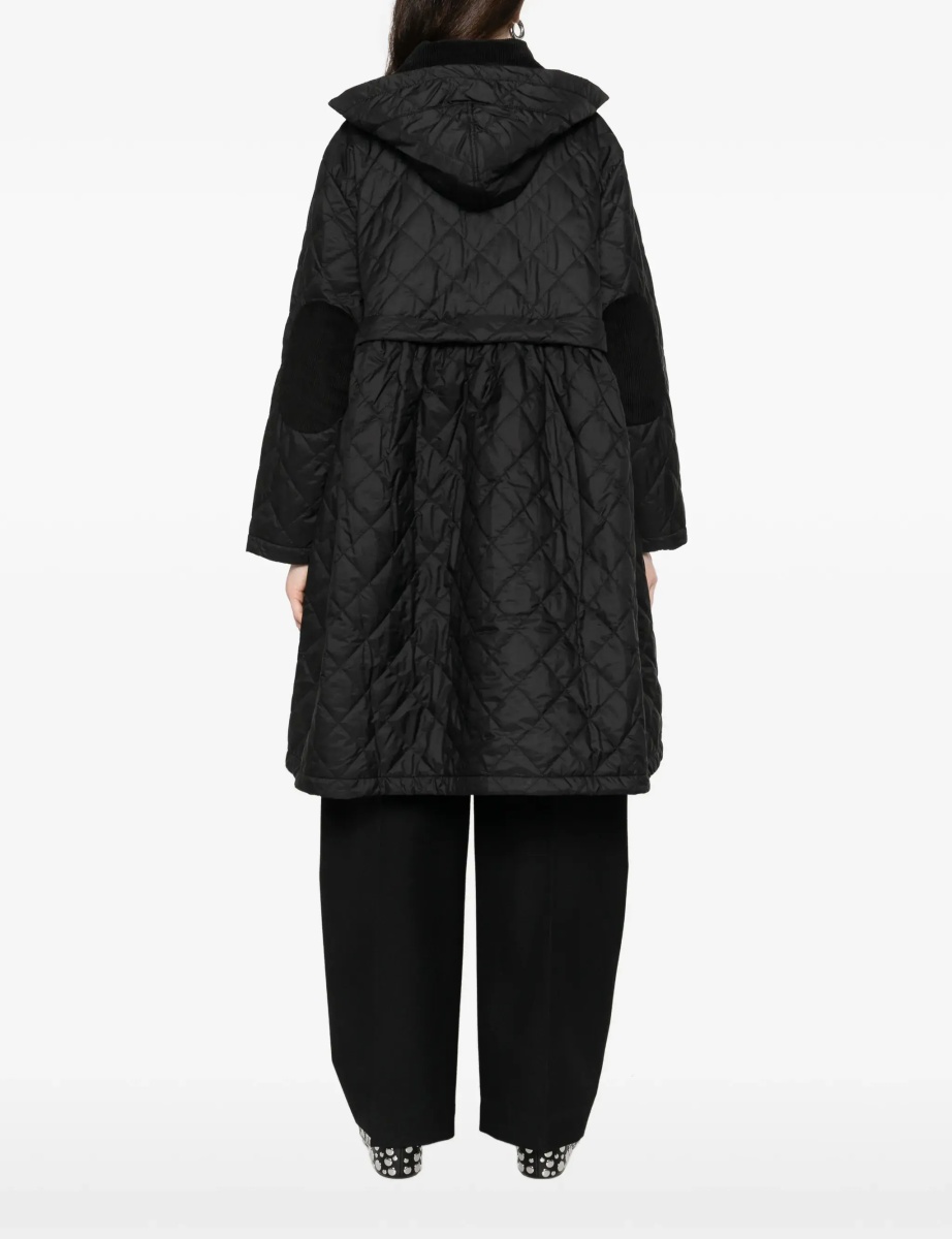 Paltoane Quilted hooded Coat by Barbour x GANNI - Img 4