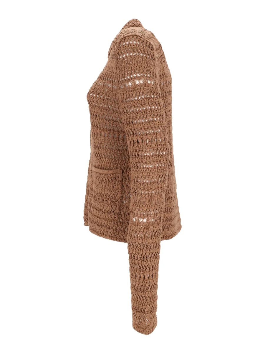 Paltoane SEQUIN COTTON WOOL JACKET WITH PATCH POCKETS - Img 2