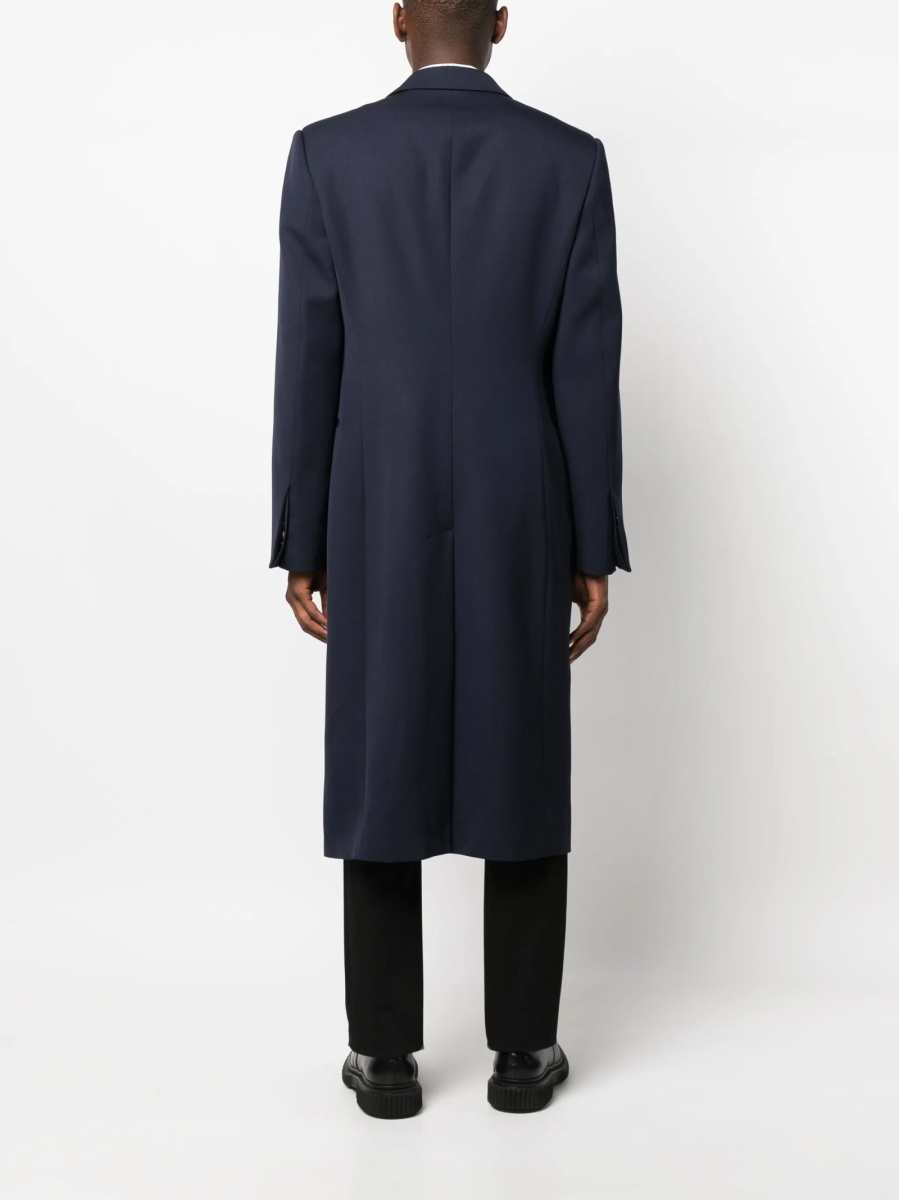 Palton Alexander McQueen albastru din lana - Img 4