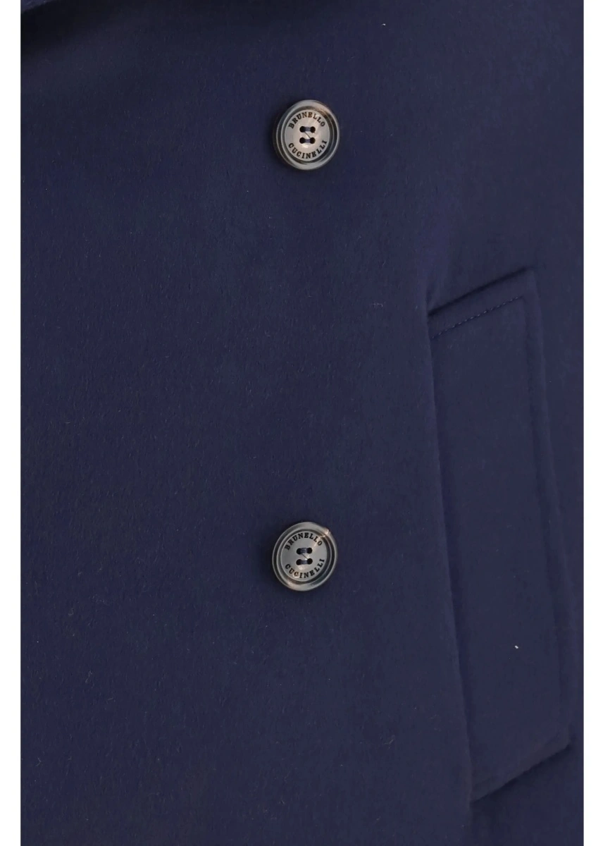 Palton Double-breasted wool Coat - Img 3