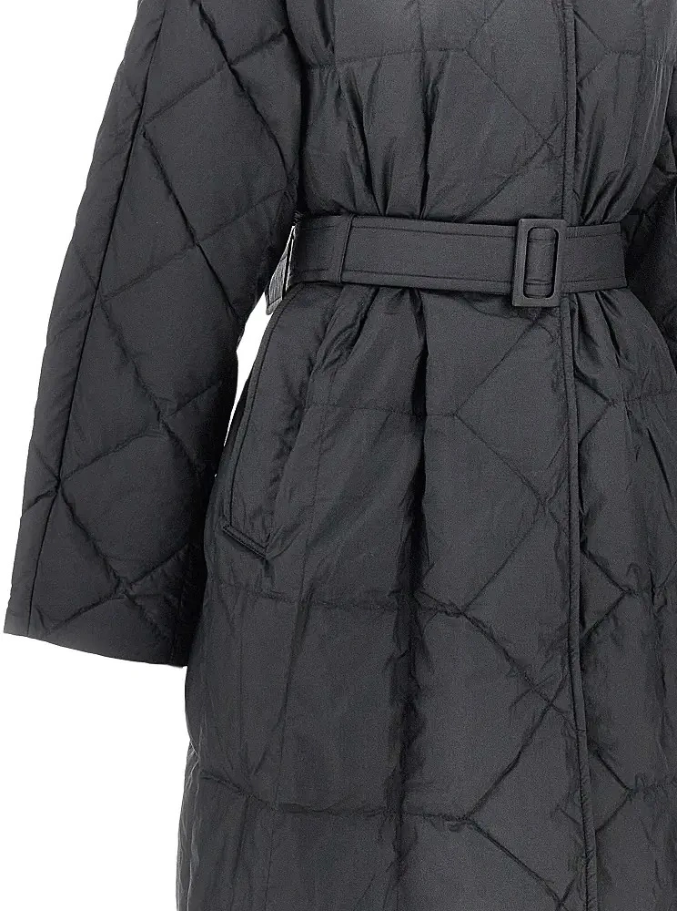 Palton IENKI IENKI negru din nylon - Img 2